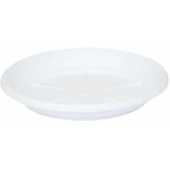 PIATTO SIMILCOTTO SPAZZOLATO CM 25 BIANCO