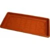 Sottovaso Rettangolare MAXI In Polipropilene - 74x33x5,7H Cm - Colore Terracotta