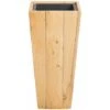 Fioriera Alta Inserto In Legno Di Pino Chiaro Per Esterno 24 X 50 Cm Larisa