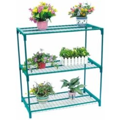 Serra PVC Gardiun Leaf I 49x69x125 Cm 3 Ripiani -Vendite VIDAXL 15730208 3