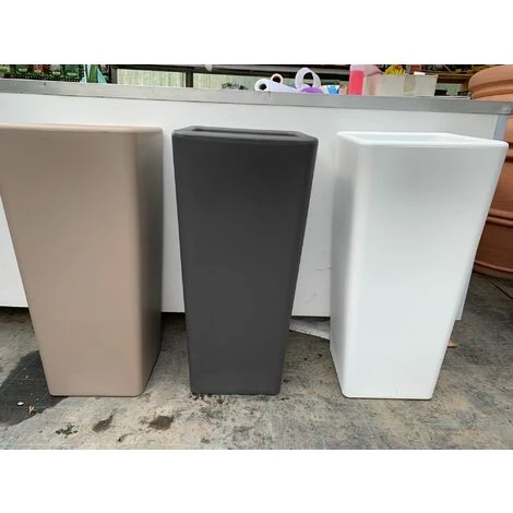 VASO FIORIERA QUADRATO ALTO 85 CM "CLOU" Veca Avana 1 VASO FIORIERA QUADRATO ALTO 85 CM "CLOU" Veca Avana