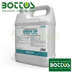 Green Up 16-0-0 + 3.5 Fe - Concime Liquido Per Prato Da 5 Kg