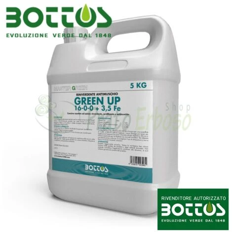 Green Up 16-0-0 + 3.5 Fe - Concime Liquido Per Prato Da 5 Kg 1 Green Up 16-0-0 + 3.5 Fe - Concime Liquido Per Prato Da 5 Kg