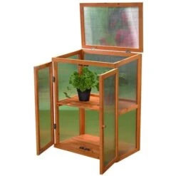 Mucola Serra Pianta Serra Casa D'allevamento Casa 2 Porte Giardino Balcone Cabinet