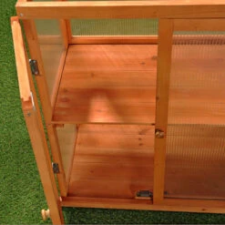 Mucola Serra Pianta Serra Casa D'allevamento Casa 2 Porte Giardino Balcone Cabinet -Vendite VIDAXL 16997469 3