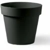 VASO CLEO TONDO IN PLASTICA CON RUOTE Ø 80 CM VECA MODERNO INTERNO/ESTERNO - Colore: Bianco