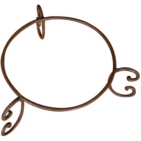 Base Portavasi In Ferro Battuto L55XPR55XH22 CM 4 Base Portavasi In Ferro Battuto L55XPR55XH22 CM - immagine 4