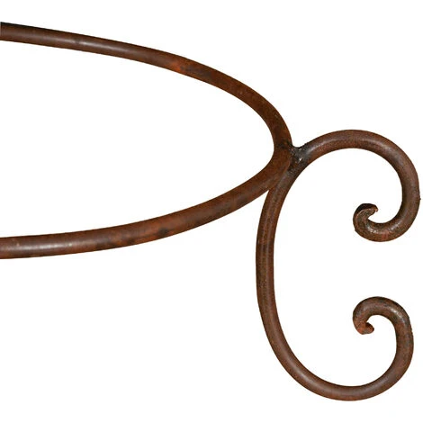 Base Portavasi In Ferro Battuto L55XPR55XH22 CM 5 Base Portavasi In Ferro Battuto L55XPR55XH22 CM - immagine 5