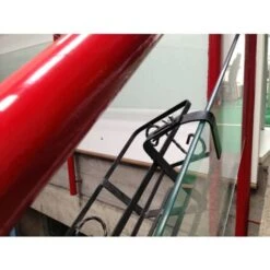 FIORIERA PER BALCONE REGOLABILE IN FERRO BATTUTO NERA 110X21X14CM