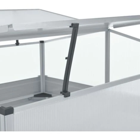 Serra Verde 100x100x77 Cm In Acciaio Zincato VidaXL 5 Serra Verde 100x100x77 Cm In Acciaio Zincato VidaXL - immagine 5