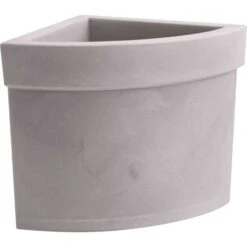 Vaso THEMIS ANGOLARE 40X40 - GRIGIO CENERE - NICOLI