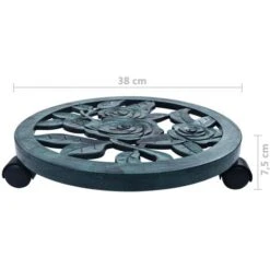Carrelli Portavasi 6 Pz Verdi 38 Cm In Plastica VidaXL 9 Carrelli Portavasi 6 Pz Verdi 38 Cm In Plastica VidaXL -Vendite VIDAXL 19075454 5
