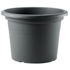 Vaso Tondo In Plastica Cilindro Basic Colorato Per Giardino Piante E Fiori -15 Cm / Cedro -Vendite VIDAXL 23830639 4