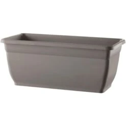 Vaso ''Cassetta Portofino'' Con Riserva D'acqua Vaso Rettangolare Da Giardino Per Piante E Fiori -40 Cm / Bruno -Vendite VIDAXL 23963986 4