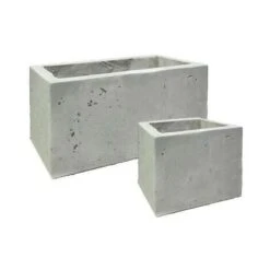 Fioriere Vasi Vasche Cemento Decorgarden Da 25-55-75 Cm Arredo Giardino Piante Misura: 25x25xh33 Cm