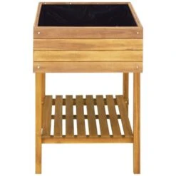 Hommoo Fioriera Alta 78,5x58,5x78,5cm In Legno Massello Di Acacia VD45605 -Vendite VIDAXL 26663145 4