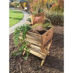 Orto Con Gambe Regolabili - Separatore, Geotessile E Tavoletta - 0,80 X 0,60 X 0,80 M 7 Orto Con Gambe Regolabili - Separatore, Geotessile E Tavoletta - 0,80 X 0,60 X 0,80 M -Vendite VIDAXL 27301625 3