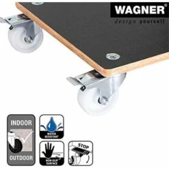 Wagner Carrello Per Piante Maxigrip 38 X 38 X 11 Cm I Portavaso Per Interni Ed Esterni I Carrello In Legno FSC® Con 2 Ruote Con Freno I Portata 250 Kg I Made In Germany - 20133801 7 Wagner Carrello Per Piante Maxigrip 38 X 38 X 11 Cm I Portavaso Per Interni Ed Esterni I Carrello In Legno FSC® Con 2 Ruote Con Freno I Portata 250 Kg I Made In Germany - 20133801 -Vendite VIDAXL 28729459 4