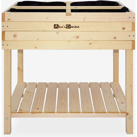 Orto Quadrato Rialzato 80x60, Anemone - Orto In Legno D'abete Rosso Finlandese 3 Orto Quadrato Rialzato 80x60, Anemone - Orto In Legno D'abete Rosso Finlandese - immagine 3