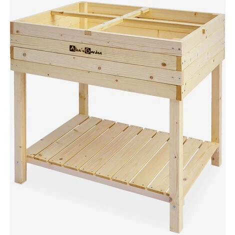 Orto Quadrato Rialzato 80x60, Anemone - Orto In Legno D'abete Rosso Finlandese 4 Orto Quadrato Rialzato 80x60, Anemone - Orto In Legno D'abete Rosso Finlandese - immagine 4