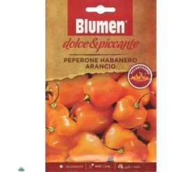 BUSTINA CON SEMI DI PEPERONE HABANERO ARANCIO PICCANTISSIMO