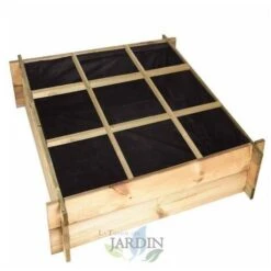 Giardino Urbano In Legno 104 X 104 X 24 Cm, 9 Reparti
