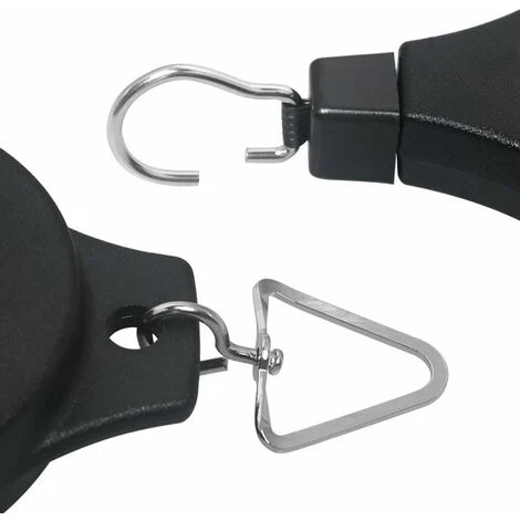 Poulie Pour Plantes Robuste Et Facile à Atteindre Rétractable Poulie Pour Plantes Suspension Pour Suspendre Les Crochets De Paniers De Fleurs Pour Paniers De Jardin 3Pcs 5 Poulie Pour Plantes Robuste Et Facile à Atteindre Rétractable Poulie Pour Plantes Suspension Pour Suspendre Les Crochets De Paniers De Fleurs Pour Paniers De Jardin 3Pcs - immagine 5