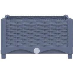Fioriera Rialzata 40x40x23 Cm In Polipropilene VidaXL -Vendite VIDAXL 32510626 4