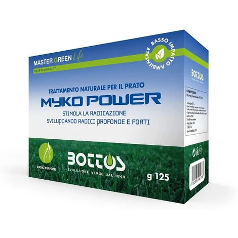 Bottos MYKO POWER Prodotto Ad Azione Specifica Inoculo Funghi Micorrizici 125 GR 1 Bottos MYKO POWER Prodotto Ad Azione Specifica Inoculo Funghi Micorrizici 125 GR