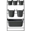 Set Fioriera Verticale Per Parete Da Giardino Nature