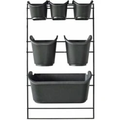 Set Fioriera Verticale Per Parete Da Giardino Nature
