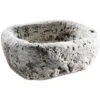 DECOGARDEN FIORIERA MORTAIO IN GRANULATO DI PIETRA ANTICA 37 X 29 X H 15 CM