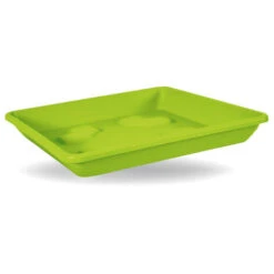 Sottovaso Vaso Da Giardino Quadrato 25 Cm Per Vaso Da 27 Cm Verde Anice