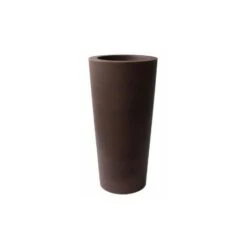 Vaso Tondo A Colonna Veca Vaso Clou Alto H 65 Cm Cache Pot Clou Estraibile Resina Bronzo