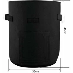 SOEKAVIA Sacchi Per Coltivare Patate, 10 Litri, Sacchetti Per Piantare Con Manici E Tessuto Facile Da Aprire, Per Carote, Cipolle, Verdure, 3 Pezzi -Vendite VIDAXL 36373094 3