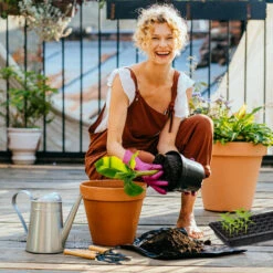 Relaxdays Semenzaio, Kit 3 Vaschette, Mini Serra Per Germinazione Su Balcone, Finestra, 50 Celle, HLP: 12x56x29 Cm, Nero -Vendite VIDAXL 36491761 5