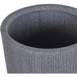 Moderno Vaso Per Fiori Gessato 31 X 31 X 33 Cm Grigio Chios 8 Moderno Vaso Per Fiori Gessato 31 X 31 X 33 Cm Grigio Chios -Vendite VIDAXL 36909772 4