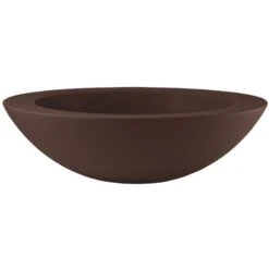 Vaso Fioriera CIOTOLA GENESIS TONDA In RESINA Ø 75 CM Moderna VECA Vari Colori - Color: BRONZO