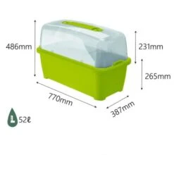 Prosperplast Giardino Urbano Con Serra Da 52 Litri In Polipropilene 77 X 38 X 82 Cm Pistacchio A Colori -Vendite VIDAXL 42847447 3