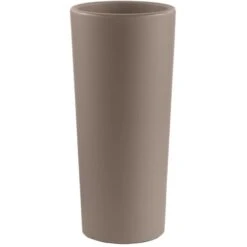 VASO FIORIERA TONDO IN PLS ALTO 65 CM VARI COLORI Cache-pot CLOU Diam. 30 - Color: AVANA