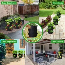 Kueatily Sacco Per Piante Sacchi Per Piante/sacchetto Per Piante Da Giardino Per Fragole/patata -Vendite VIDAXL 47437749 3