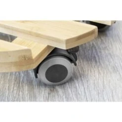 Metafranc WU0825330 Portavaso Con Rotelle Bambù Capacità Di Carico (max.): 60 Kg 74 Mm Numero Ruote Di Guida 4 -Vendite VIDAXL 49980007 3