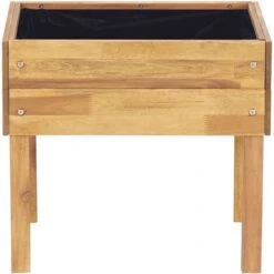 Nova Fioriera Alta In Legno Massello Di Acacia Vari Dimensioni Dimensioni : 50x40x45 Cm -Vendite VIDAXL 50709527 3