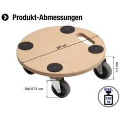 Coltivazioni Ø 350 Mm, 150 Kg, MDF, TPE