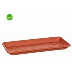 SOTTOFIORIERA ANTHEA TERRACOTTA 41X17 CM.