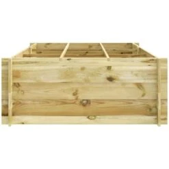 Letto Rialzato 150x100x40 Cm In Legno Impregnato -Vendite VIDAXL 51095578 3