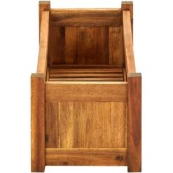 Letto Rialzato Da Giardino In Legno Di Acacia 76x27,6x25 Cm -Vendite VIDAXL 51095917 3