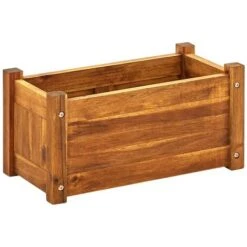 Letto Rialzato Da Giardino In Legno Di Acacia 50x25x25 Cm