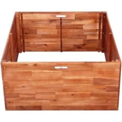 Letto Rialzato Da Giardino In Legno Di Acacia 100x100x50 Cm -Vendite VIDAXL 51127378 3