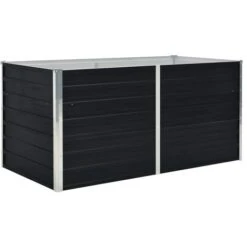 Letto Di Coltura Rialzato 160x80x45cm Acciaio Zincato Antracite